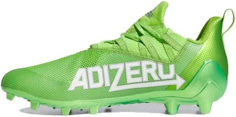 adidas Mens Adizero 11 Turbo Fuel Football Cleats, Semi Solar Green