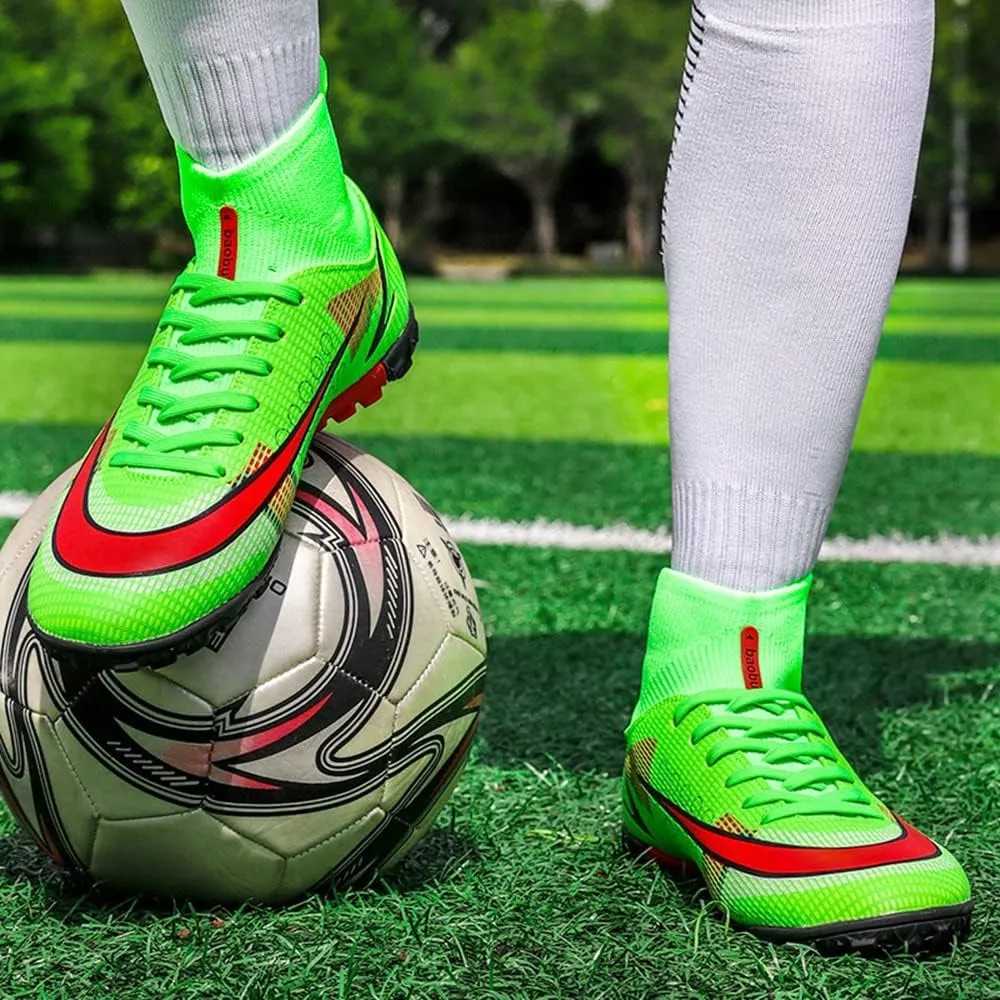 AMZ BSHIDA World Cup Professional Men's Soccer Cleats Adult Firm Ground Football Training Boots TF/AG Soccer Shoe Sneaker