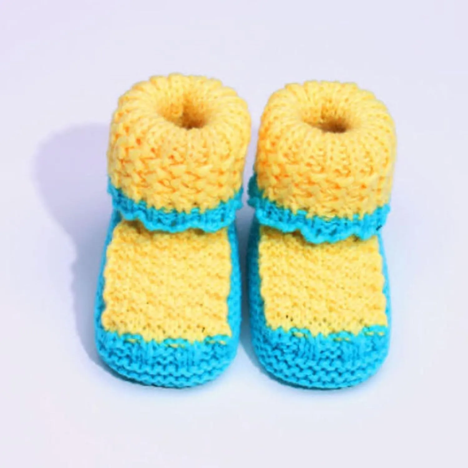 Baby Boys Girls ink Booties Newborn Infant Hand Knitting Crochet Toddler Cozy Shoes Non Slip rib Winter Booties