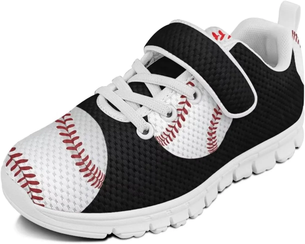 Baseball & Basketball Shoes for Boys Non Slip Little Kids Mesh Athletic Shoes Girls Running Shoes for Casual Wear,Exercise