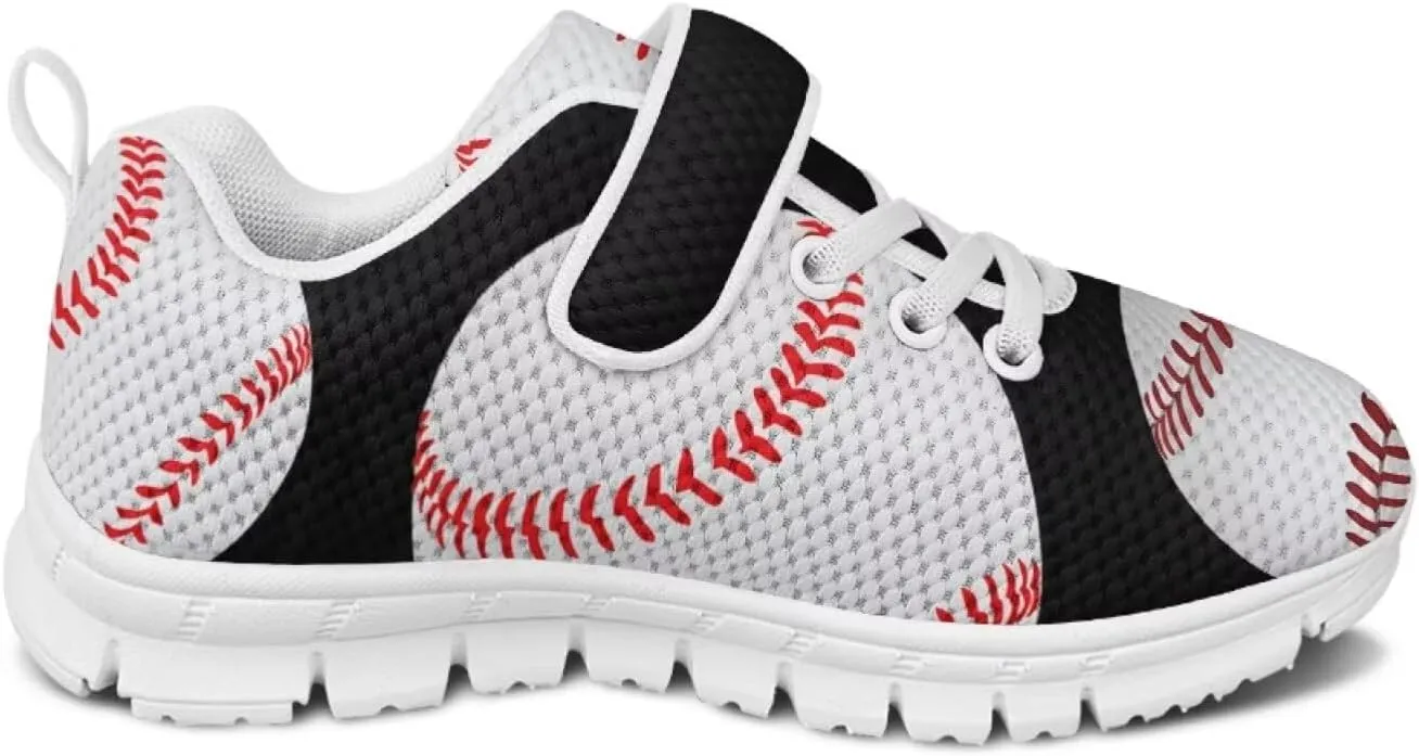 Baseball & Basketball Shoes for Boys Non Slip Little Kids Mesh Athletic Shoes Girls Running Shoes for Casual Wear,Exercise