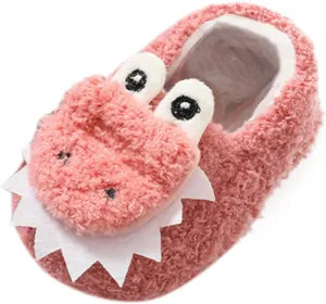 Boy Slip on Shoe Baby Shoes Floor Thickened in Winter Children Cartoon Dispensing Baby Cute Shoes Toddler Girl