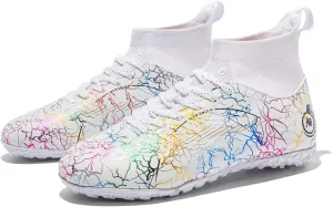 Boy Soccer Cleats Big Kids Soccer Shoes Professional Soccer Cleats Shoes,Unisex Soccer Sneakers for Little Kids Athletic