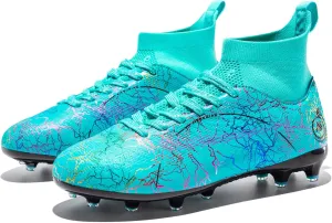 Boy Soccer Cleats Big Kids Soccer Shoes Professional Soccer Cleats Shoes,Unisex Soccer Sneakers for Little Kids Athletic