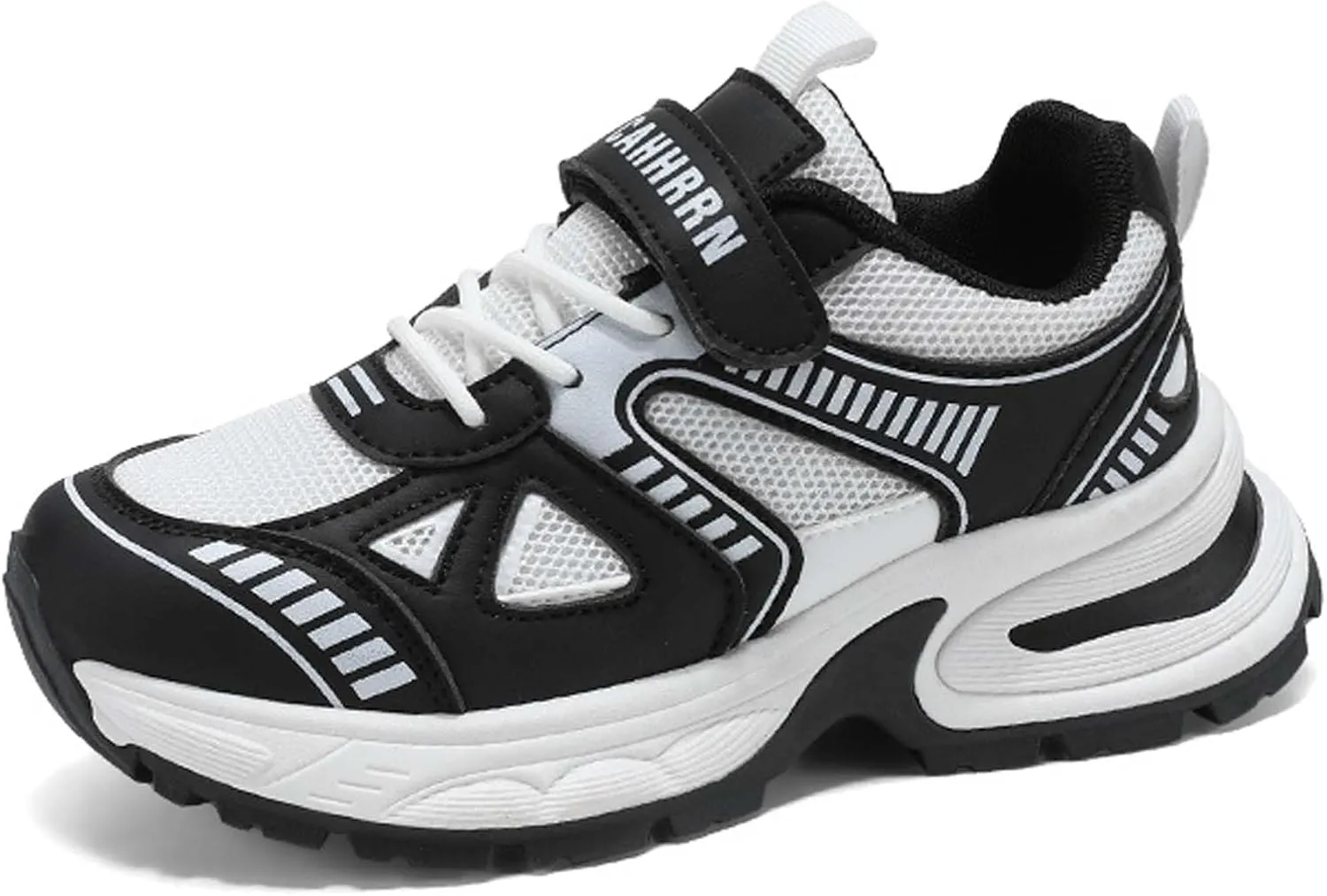 Boys Girls Fashion Sneakers Comfortable Breathable Casual Walking Shoes Non-slip Basketball Shoes Children Outdoor Running Badminton Training Shoes
