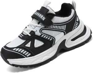 Boys Girls Fashion Sneakers Comfortable Breathable Casual Walking Shoes Non-slip Basketball Shoes Children Outdoor Running Badminton Training Shoes