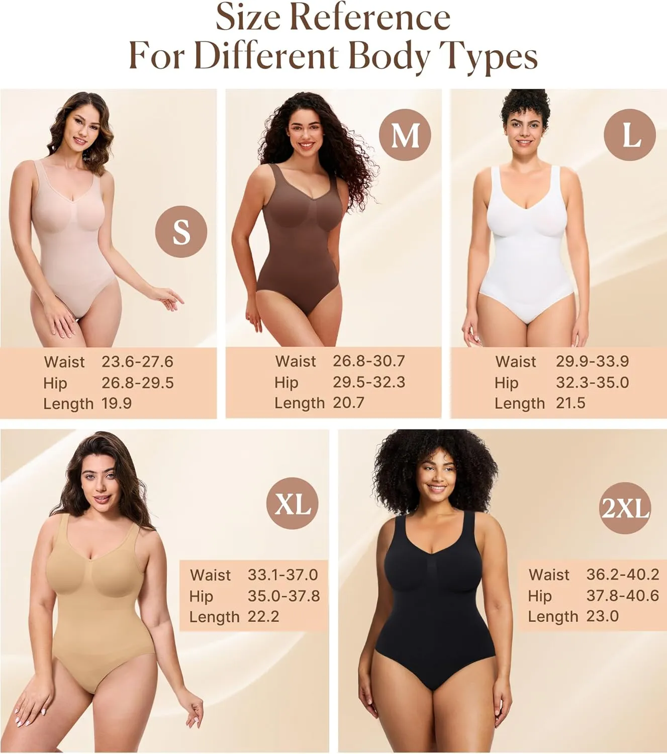 BRABIC Backless Shapewear Bodysuits for Women Tummy Control Shapewear Seamless Faja Body Shaper Suit Waist Trainer