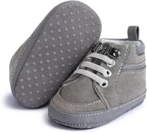 Casazoe Infant Baby Boys Girls Oxford Shoes PU Leather Wedding Loafers Brogue Toddler Baptism Dress Shoes First Steps Walking Flat Lazy Crib Shoe