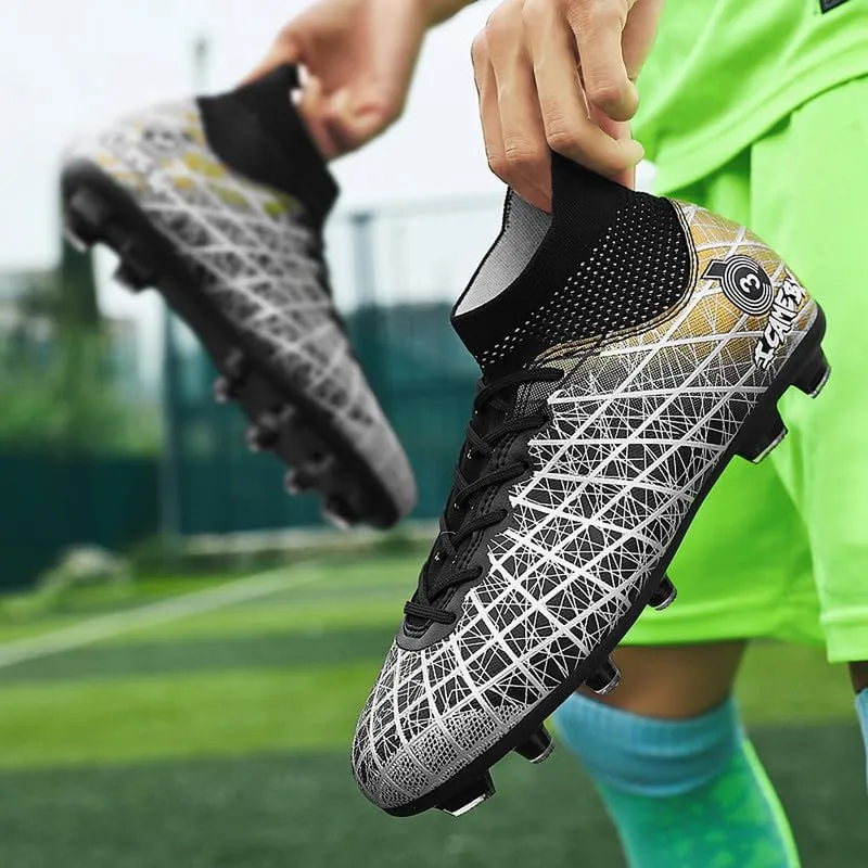 DHOVOR Men's Women's Soccer Cleats Youth Football Cleats Unisex Adult Athletics Football Trainers Football Shoes Teenagers Soccer Shoes