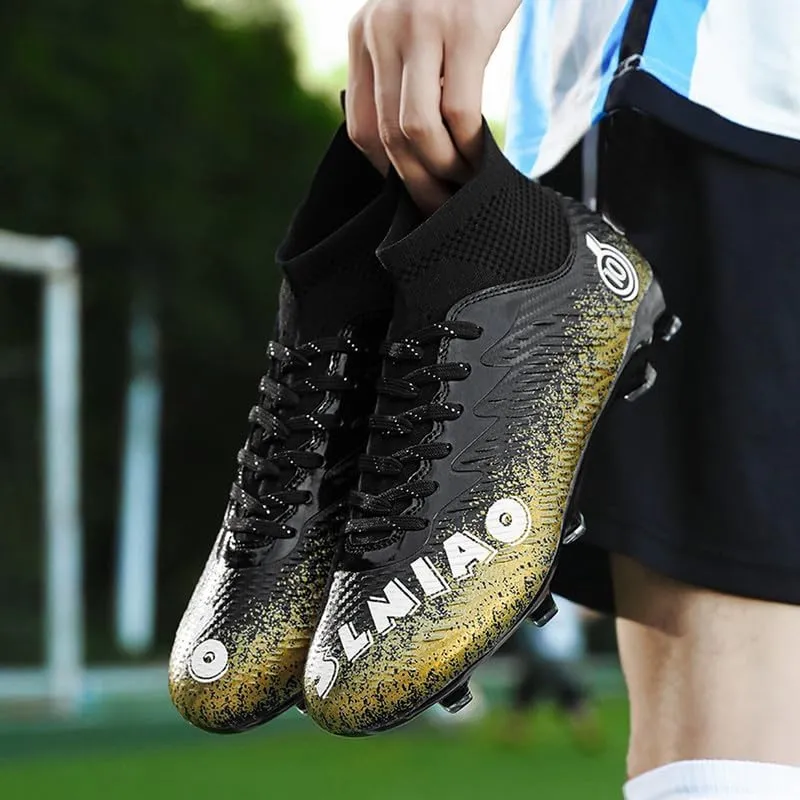 DHOVOR Men's Women's Soccer Cleats Youth Football Cleats Unisex Adult Athletics Football Trainers Football Shoes Teenagers Soccer Shoes