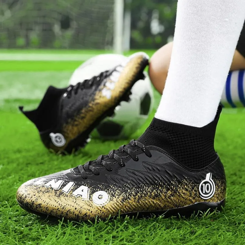 DHOVOR Men's Women's Soccer Cleats Youth Football Cleats Unisex Adult Athletics Football Trainers Football Shoes Teenagers Soccer Shoes