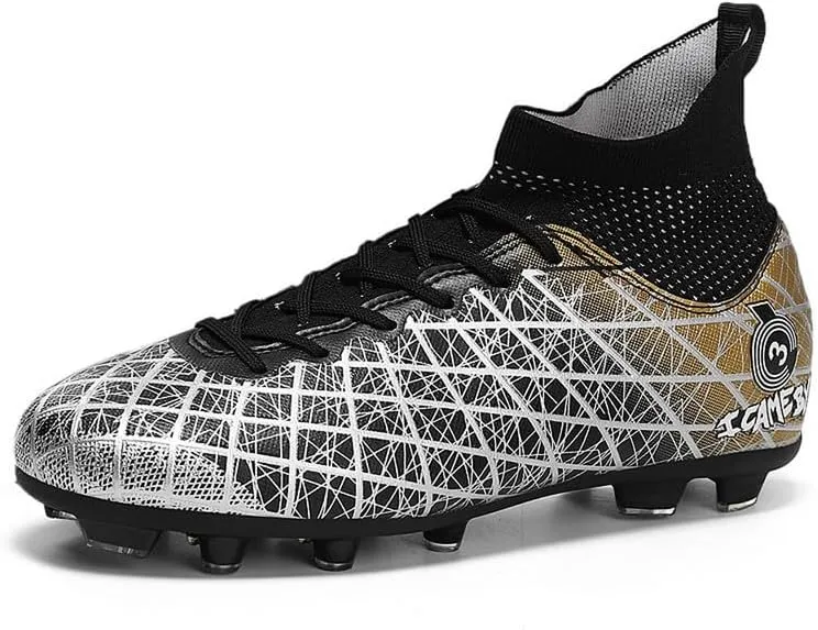 DHOVOR Men's Women's Soccer Cleats Youth Football Cleats Unisex Adult Athletics Football Trainers Football Shoes Teenagers Soccer Shoes
