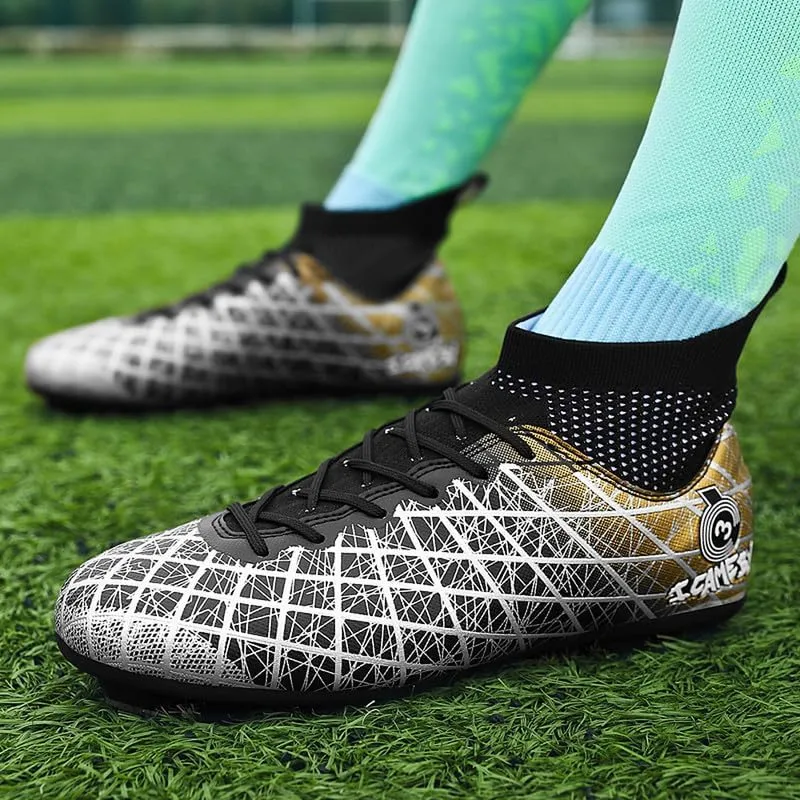 DHOVOR Men's Women's Soccer Cleats Youth Football Cleats Unisex Adult Athletics Football Trainers Football Shoes Teenagers Soccer Shoes