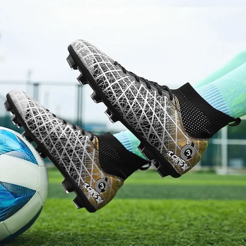 DHOVOR Men's Women's Soccer Cleats Youth Football Cleats Unisex Adult Athletics Football Trainers Football Shoes Teenagers Soccer Shoes