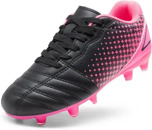 DREAM PAIRS Boys Girls Outdoor Sport Football Shoes Soccer Cleats for Little/Big Kid