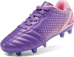 DREAM PAIRS Boys Girls Outdoor Sport Football Shoes Soccer Cleats for Little/Big Kid