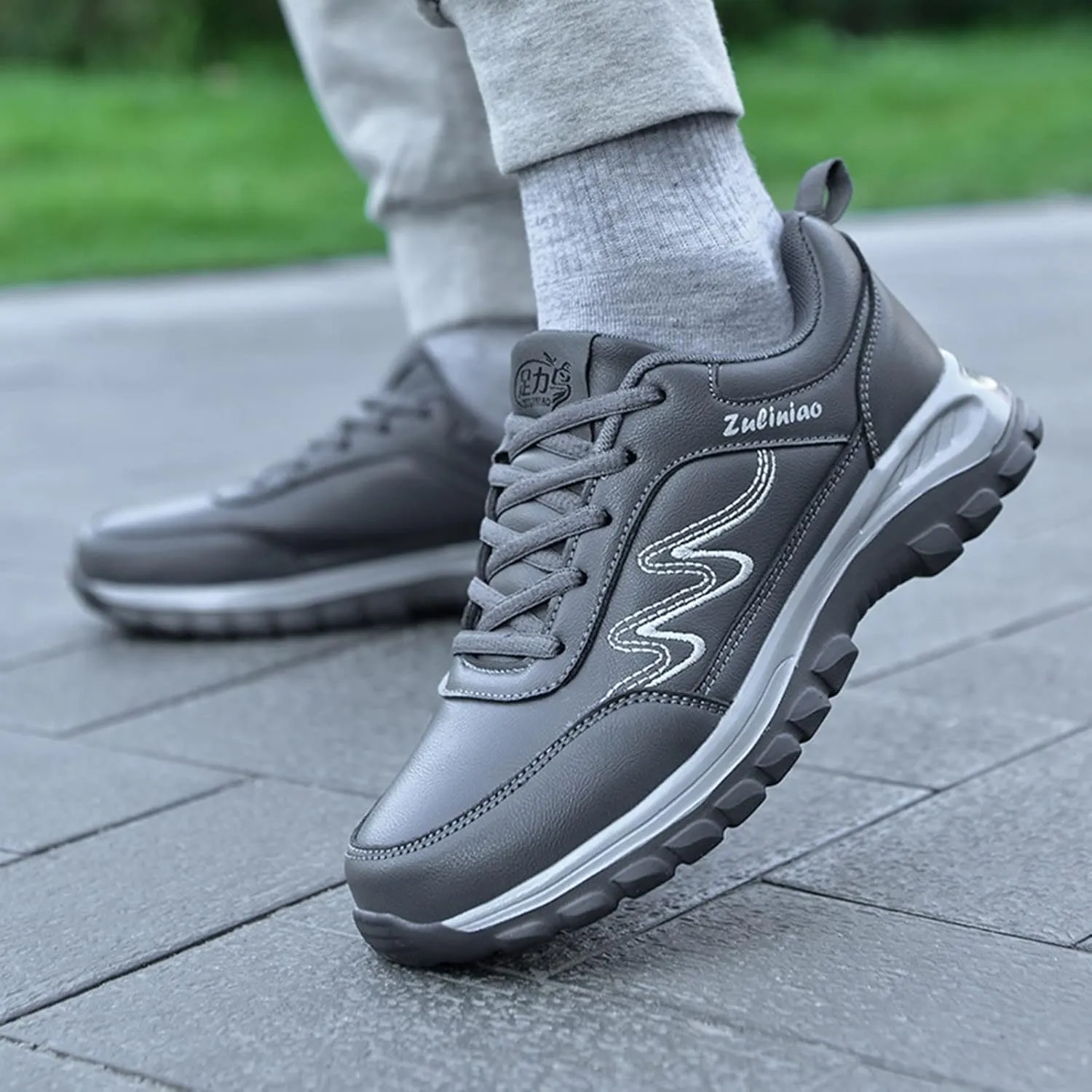 Fashion Sport Shoes for Men Comfortable Breathable Stretch Canvas Slip on Sneaker Men's Comfortable Dress Shoes