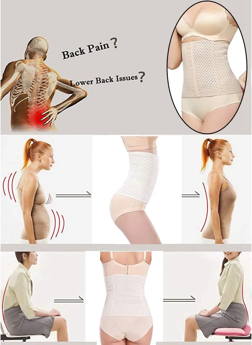 FLORATA Waist Trainer for Women Corset Shapewear Tummy Control Waist Cincher Girdle