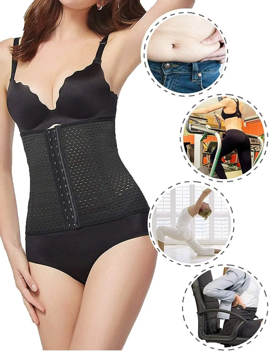 FUT Waist Trainer for Women Corset Shapewear Tummy Control Waist Cincher Slim Body Shaper