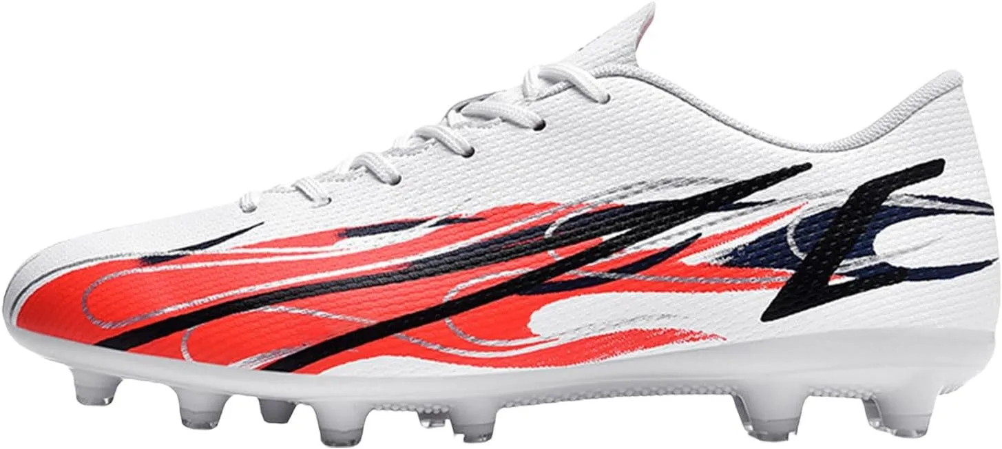 Girls Soccer Cleats Kids Outdoor/Indoor Football Trainning Shoes Athletic Shoes Football Cleats Boys Sneakers