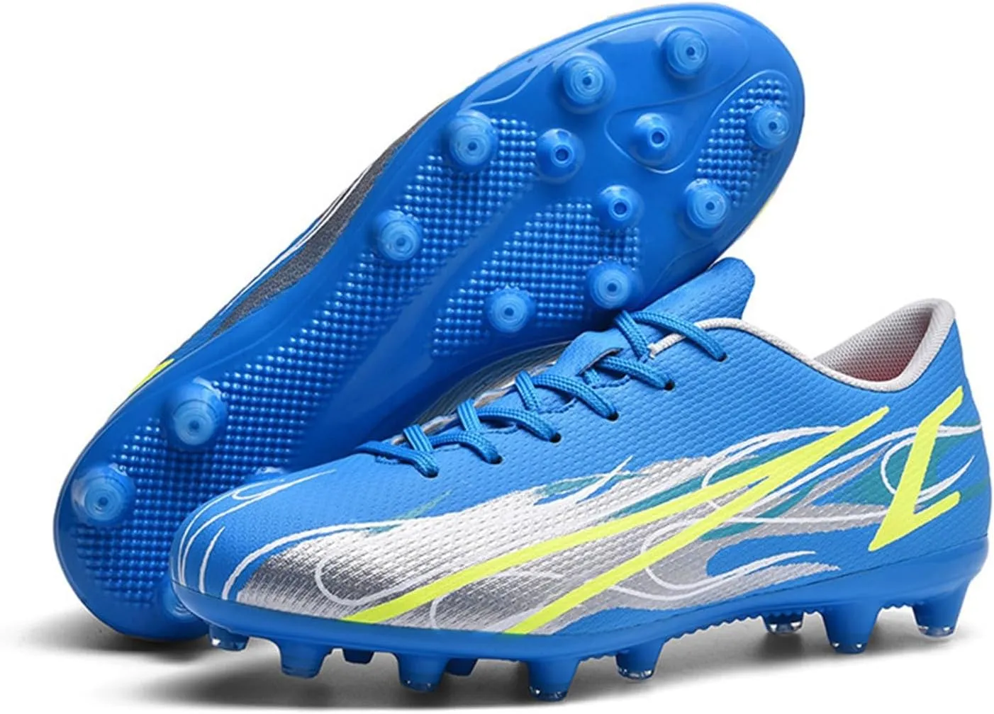 Girls Soccer Cleats Kids Outdoor/Indoor Football Trainning Shoes Athletic Shoes Football Cleats Boys Sneakers