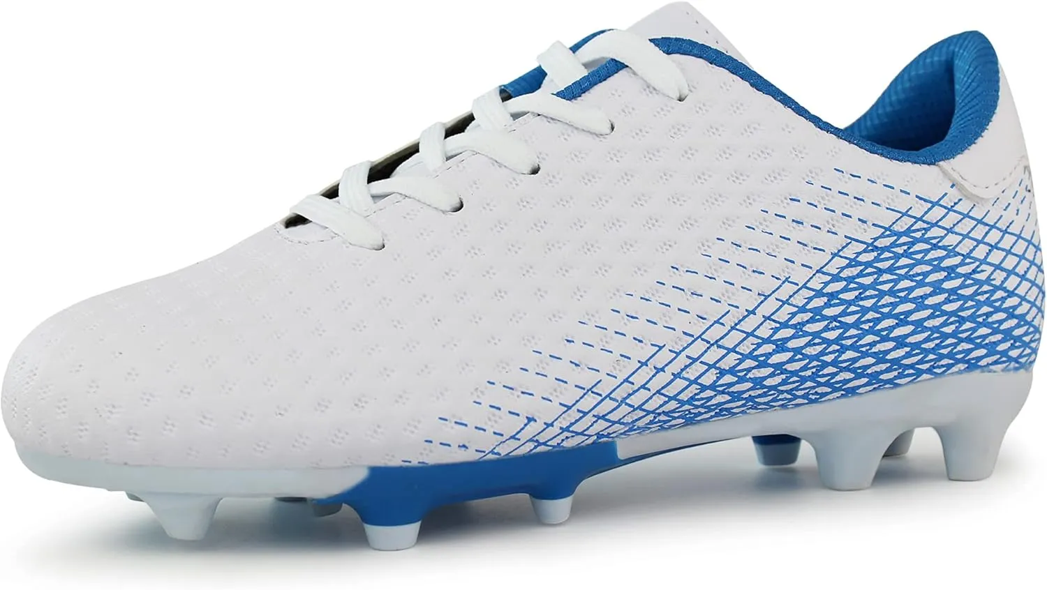 Hawkwell Kids Athletic Firm Ground Outdoor Comfortable Soccer Cleats Shoes(Toddler/Little Kid/Big Kid)