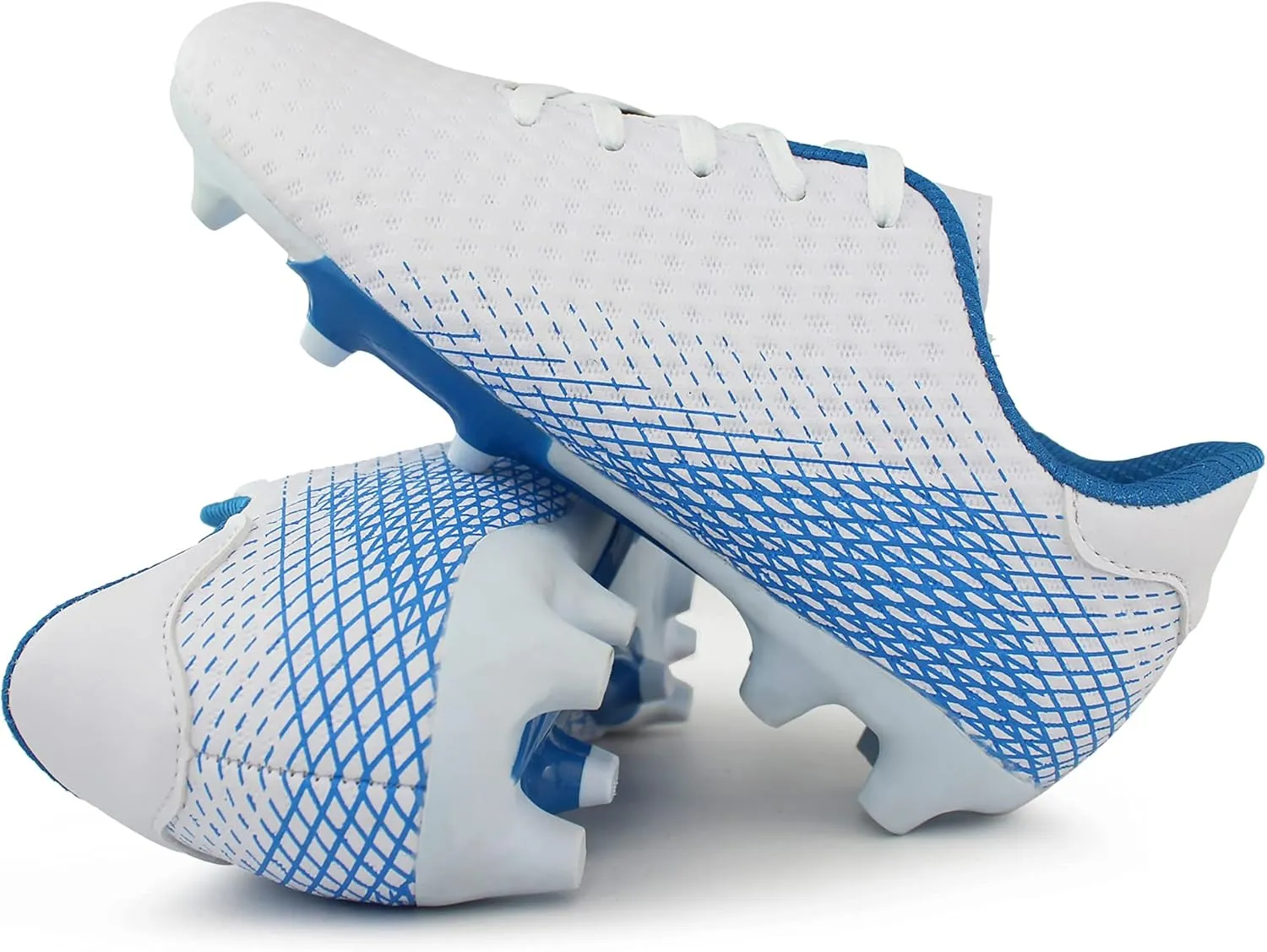 Hawkwell Kids Athletic Firm Ground Outdoor Comfortable Soccer Cleats Shoes(Toddler/Little Kid/Big Kid)