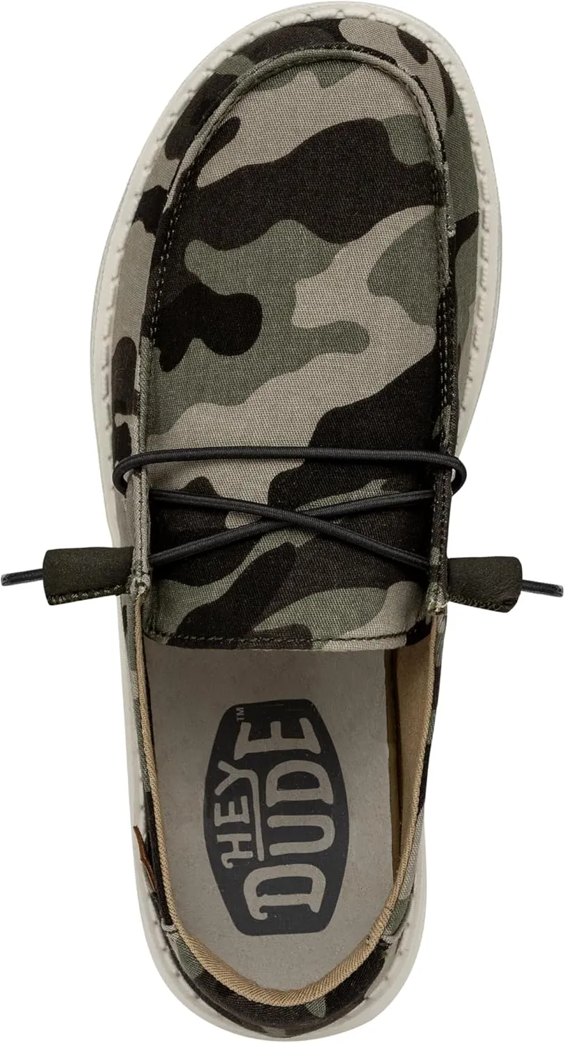 Hey Dude Women's Wendy Camouflage| Women's Shoes | Women's Slip On Shoes | Comfortable & Light-Weight