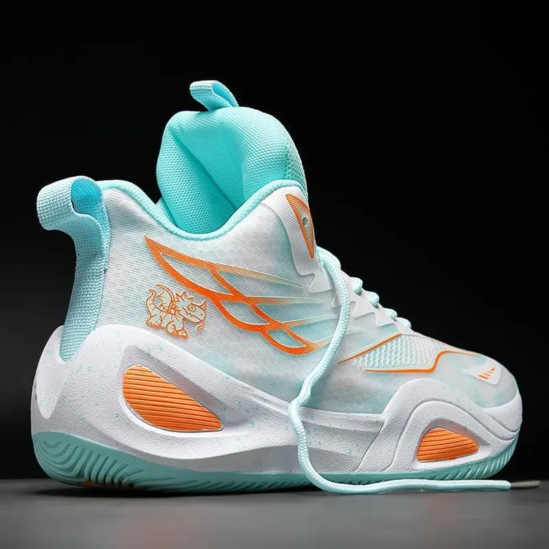 High Top Womens Mens Basketball Shoes Breathable Non Slip Unisex-Adult Outdoor Sneakers Cushioning Workout Shoes for Fitness