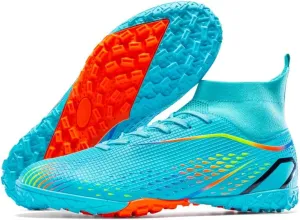 Indoor Turf Soccer Shoes Cleats Mens Soccer Shoes for Boys Football Shoes Kid Futsal Shoes Youth TF