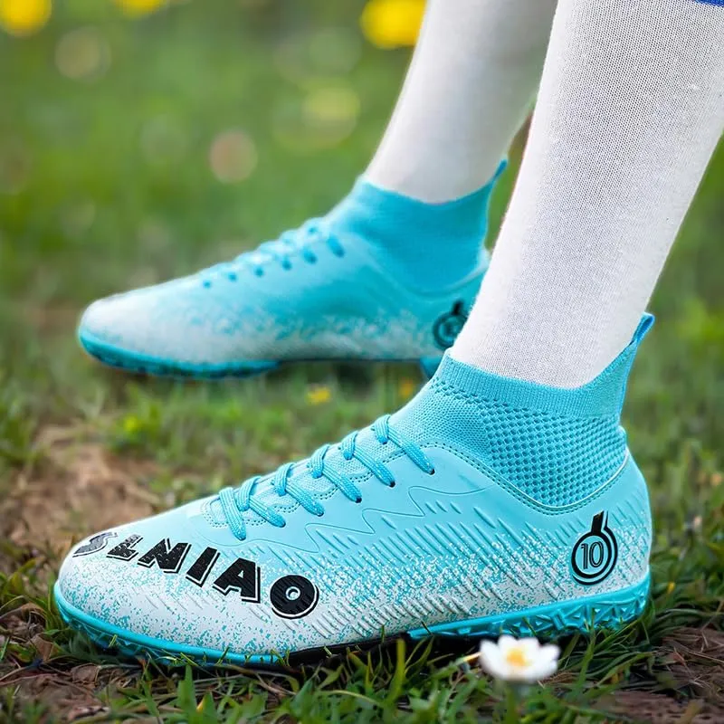 Indoor Turf Soccer Shoes Cleats Mens Soccer Shoes for Boys Football Shoes Kid Futsal Shoes Youth