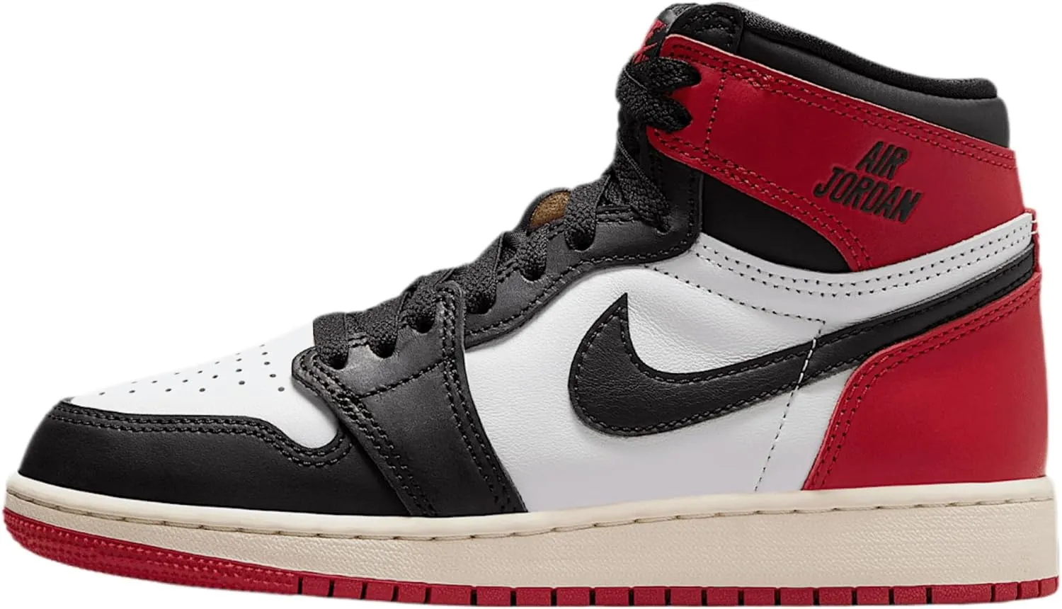 Jordan Big Kid's 1 Retro High OG 'Black Toe Reimagined' (FD1437 106)