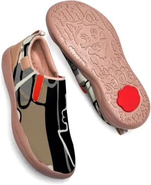 Kids Slip On Travel Shoes Boy Girl Loafers Casual Walking Lightweight Comfort Abstract Art Painted Sneakers (Big Kid/Little Kid/Toddler)
