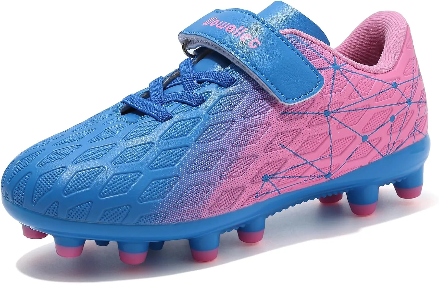 Kids Soccer Cleats Boys Girls Athletic Football Shoes for Unisex