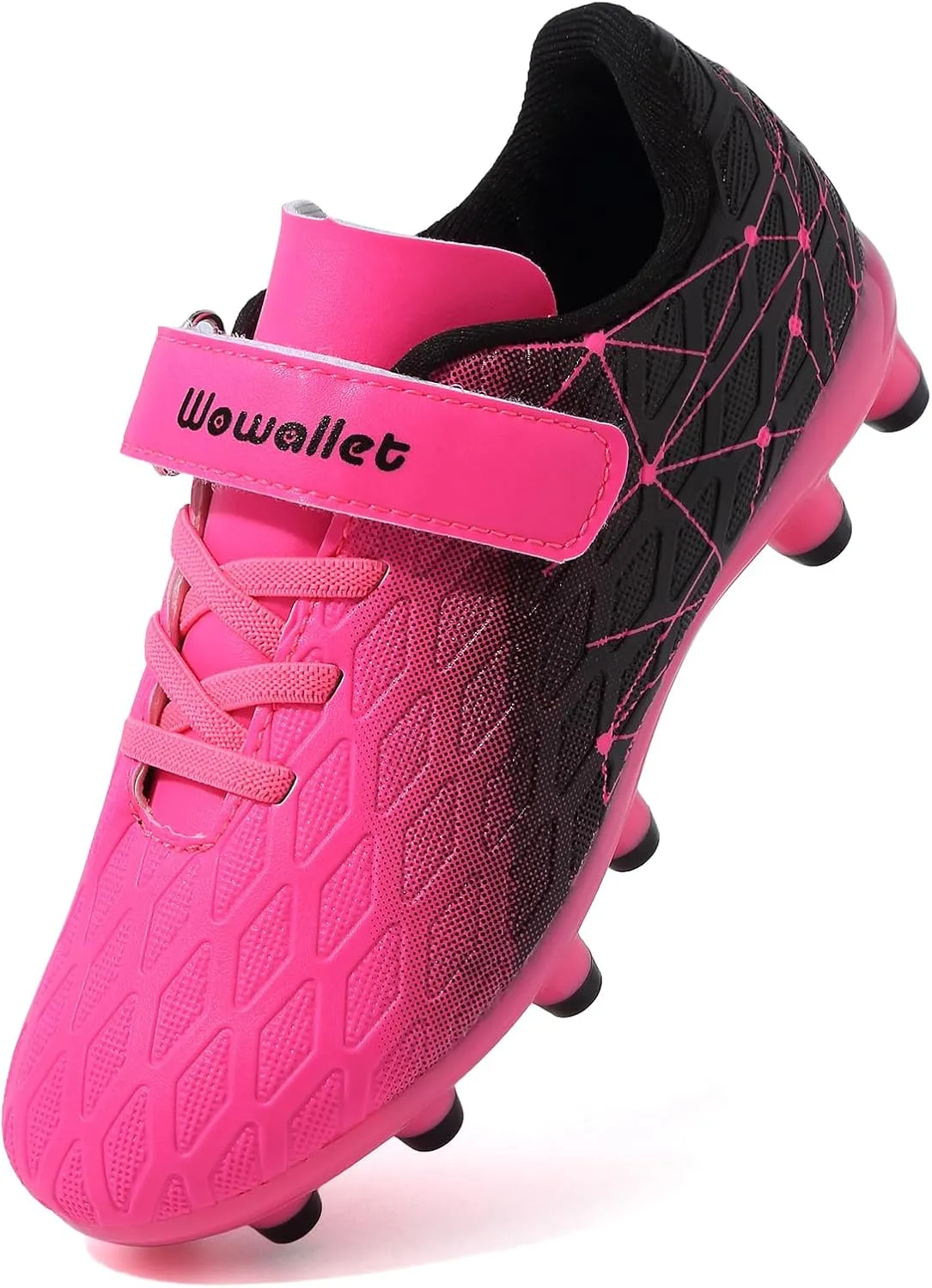 Kids Soccer Cleats Boys Girls Athletic Football Shoes for Unisex