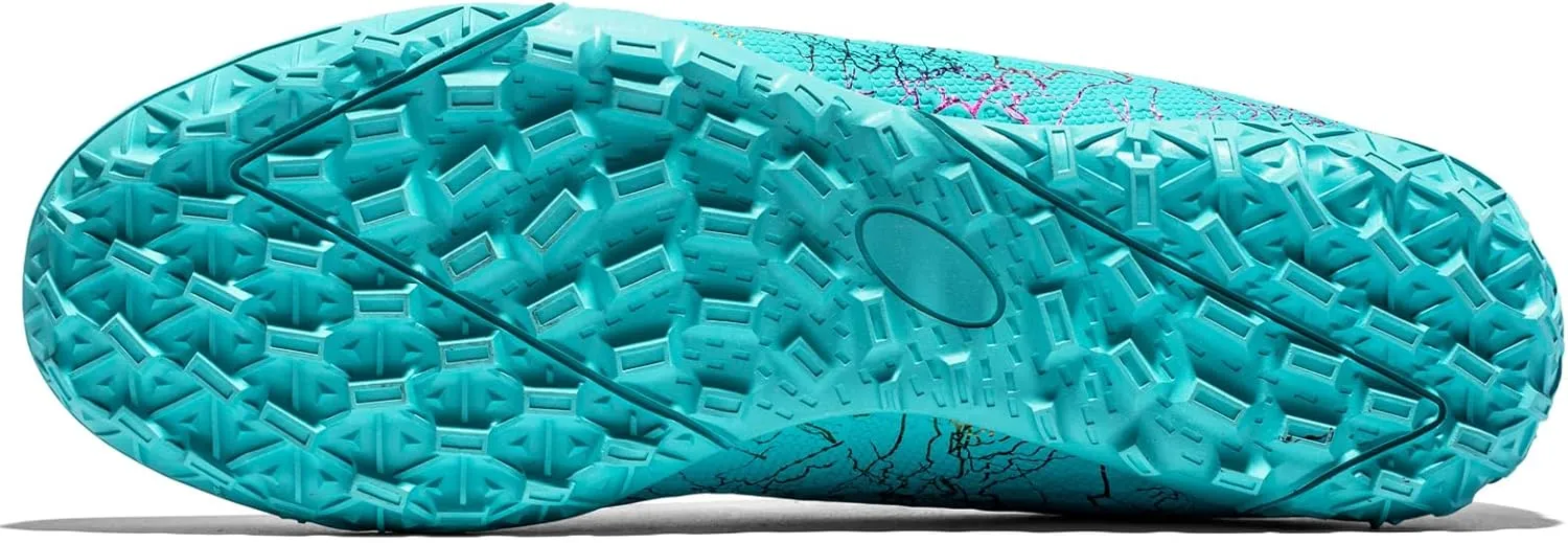 Kids Soccer Shoes Indoor Futsal Turf Youth Soccer Cleats Boys TF High-Top Football Boots for Training Outdoor Indoor