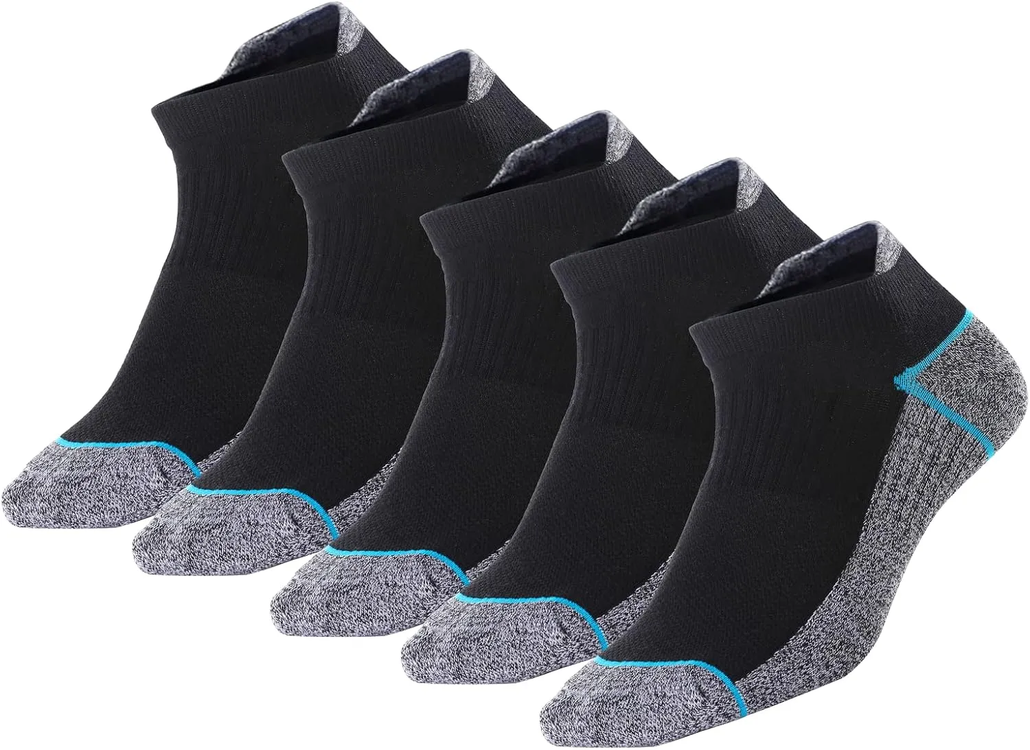 Kodal Copper Ankle Athletic Running Socks Moisture Wicking Odor Control for Sweaty Feet