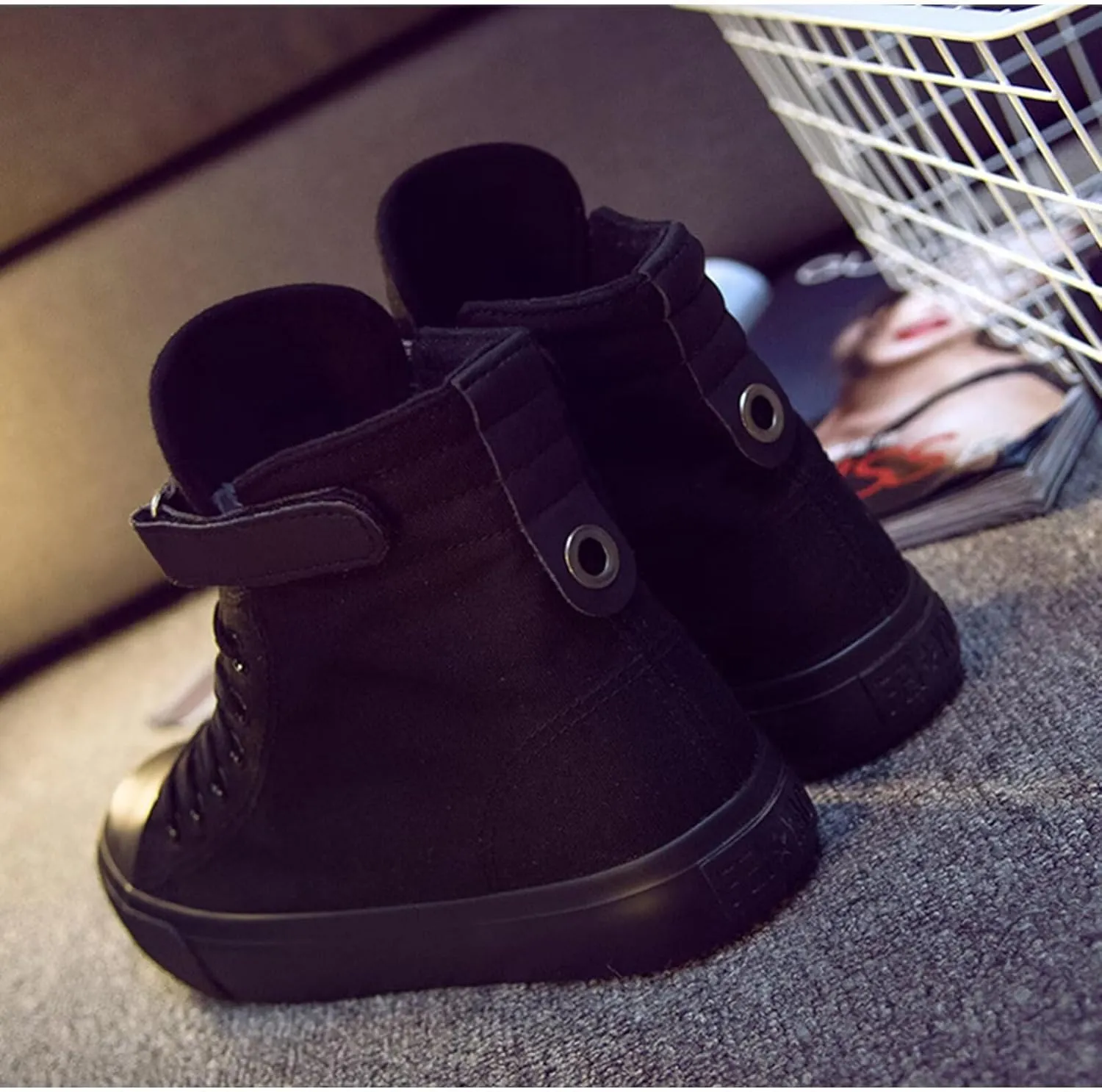 KPOP Stray Kids Merch Shoes Sneakers Bang Chan Lee Know ChangBin Han I.N Felix HyunJin Seungmin Hiphop High-Top Canvas Shoes