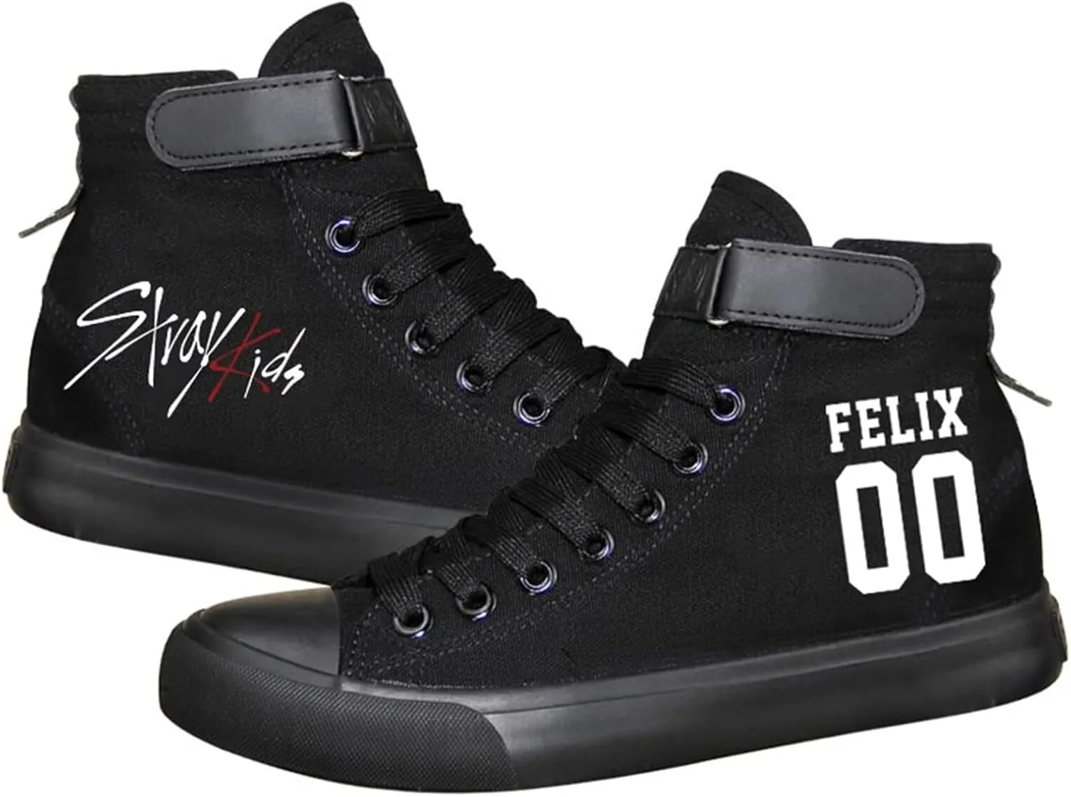 KPOP Stray Kids Merch Shoes Sneakers Bang Chan Lee Know ChangBin Han I.N Felix HyunJin Seungmin Hiphop High-Top Canvas Shoes