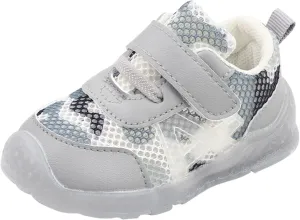 Light up Toddler Shoes Boys and Girls Children Breathable Hook Loop Non Slip Soft Size 5 Toddler Boy Sneakers