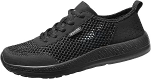Men Sports Shoes Fashionable Summer New Pattern Hollow Mesh Breathable Comfortable and Simple Sneaker Crease Shield Men