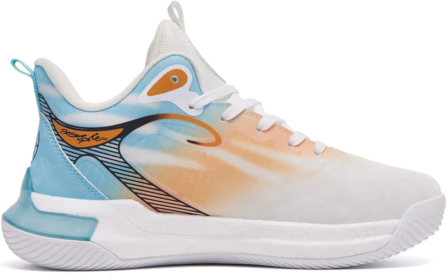 Mens Basketball Shoes Fashion Sneakers Athletic Comfortable Breathable Leightweight Lace-Up Outdoor Non Slip Sport Shoe