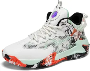 Men's Basketball Shoes Fashion Youth Sneakers Non-Slip Sport Trainer Shoes Skateboard Shoes High-top Shoes Fashion Casual Shoes Running