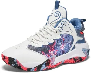 Men's Basketball Shoes Fashion Youth Sneakers Non-Slip Sport Trainer Shoes Skateboard Shoes High-top Shoes Fashion Casual Shoes Running