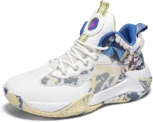 Men's Basketball Shoes Fashion Youth Sneakers Non-Slip Sport Trainer Shoes Skateboard Shoes High-top Shoes Fashion Casual Shoes Running