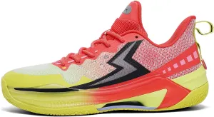 Mens Breathable Lace Up High-Top Mesh Cloth Basketball Shoes Fashion Comfortable Non-Slip Sneakers for Running Walking Workout Training