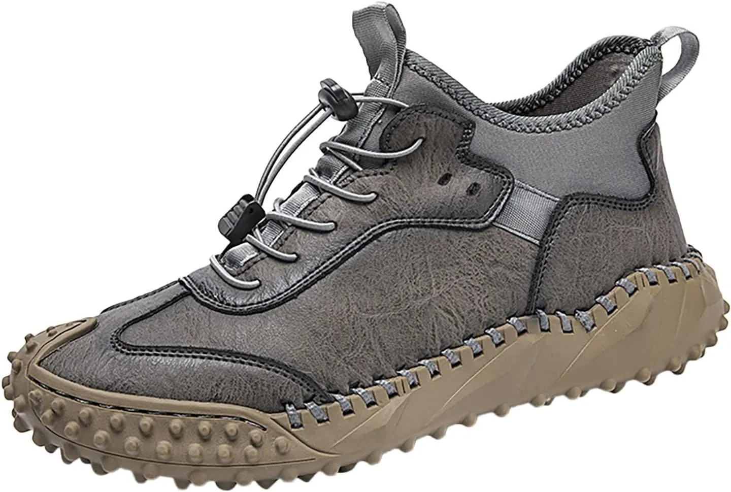 Mens Breathable Lace Up Running Shoes Portable Non Slip Fitness Workout Shoe Men's Lightweight Cushion Sneakers