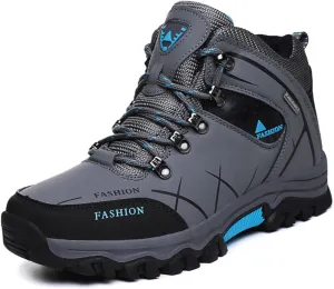 Men's Casual Hiking Boots Outdoor Waterproof Non-Slip Work Boots Autumn Winter Trekking Snow Boots