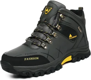 Men's Casual Hiking Boots Outdoor Waterproof Non-Slip Work Boots Autumn Winter Trekking Snow Boots