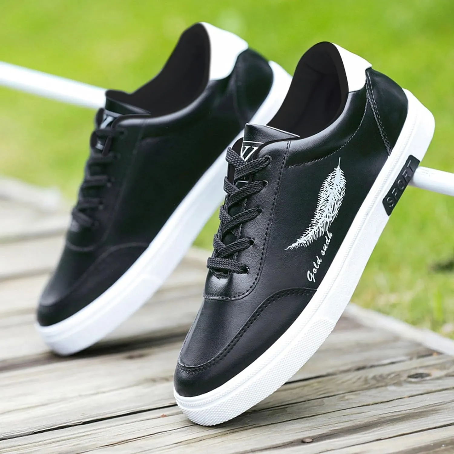 Mens Fashion Sneaker Summer Breathable Flat Bottom Casual Running Shoes Comfortable Lighweight Sneakers Soft Sole Non Slip Comfy Outdoor Walking Shoes for Men